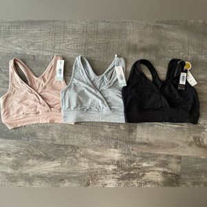 NWT Kindred Bravely French Terry Racerback Nursing & Sleep Bra